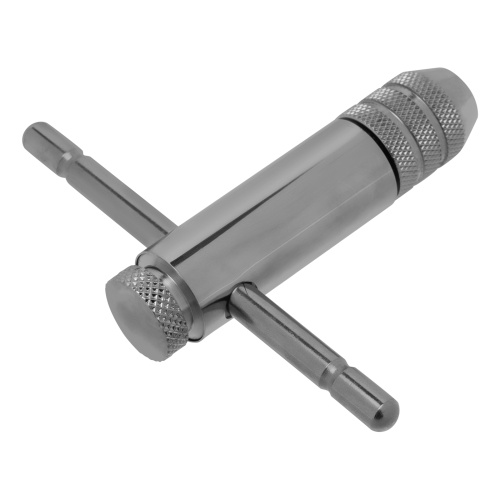 Вороток для метчиков М3-М8, хромированный, с трещоткой Matrix фото 2