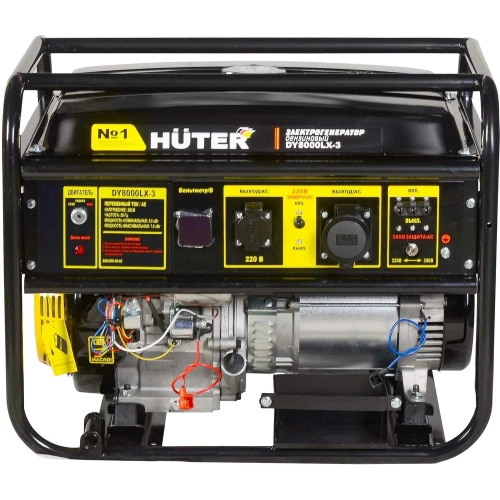 Бензиновая электростанция Huter DY8000LX-3 64/1/28 фото 4 Бензиновая электростанция Huter DY8000LX-3 64/1/28 фото 4