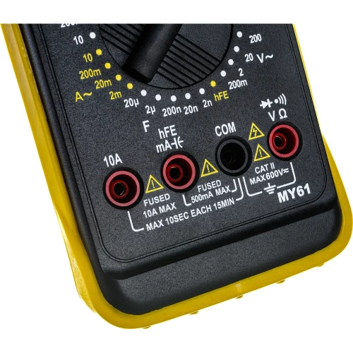 Цифровой мультиметр IEK Professional MY61 469879 TMD-5S-061 фото 10 Цифровой мультиметр IEK Professional MY61 469879 TMD-5S-061 фото 10