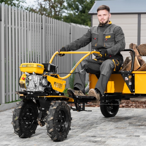 Мотоблок DPT-370S, 7 л.с., ремен.сцеп, фрез 3х4, ШОМ, передачи 3В/1Н Denzel фото 34