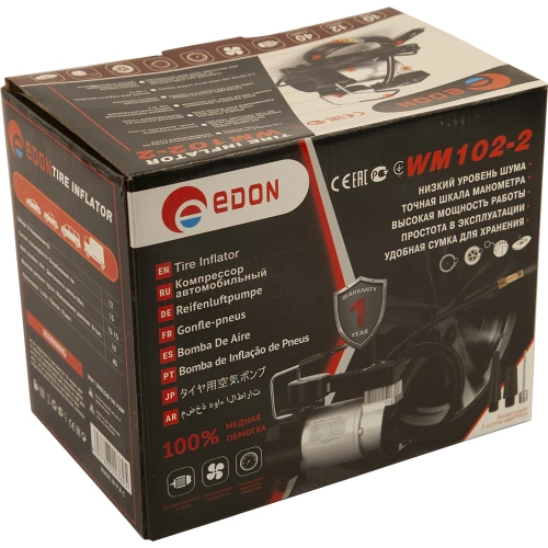 Компрессор автомобильный EDON WM102-2 14192 фото 9 Компрессор автомобильный EDON WM102-2 14192 фото 9