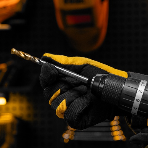 Сверло спиральное по металлу 9 x 125 мм, Р6М5, Golden Tip  Denzel фото 8