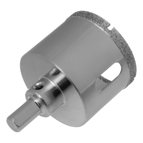 Сверло алмазное по керамограниту, 50 х 67 мм, трехгранный хвостовик Matrix фото 2