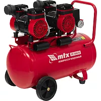 Компрессор безмасляный малошумный MTX SPC 3000/50, 3000 Вт, ресивер 50 л, 520 л/мин 58140