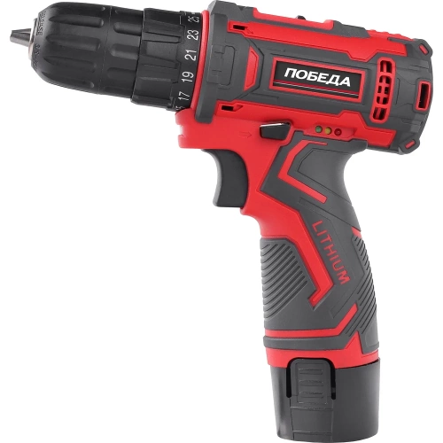 Аккумуляторная дрель-шуруповерт ПОБЕДА ДА-12П/2 Ли 180201637 фото 5