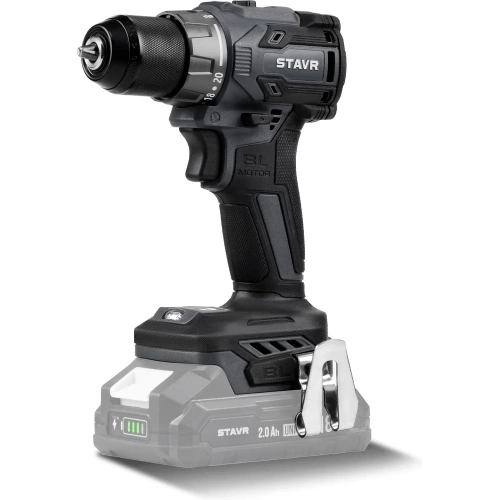 Дрель-шуруповерт аккумуляторная бесщеточная Ставр 18V UNI-M, максимальный крутящий момент 50Нм, Stavr SDD 18BL, 9020100420 Дрель-шуруповерт аккумуляторная бесщеточная Ставр 18V UNI-M, максимальный крутящий момент 50Нм, Stavr SDD 18BL, 9020100420