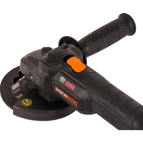 Угловая шлифмашина бесщёточная аккумуляторная WORX 125мм, 20В, без АКБ и ЗУ WX814.9 фото 4