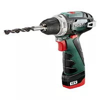 Аккумуляторная дрель-шуруповерт Metabo PowerMaxx BS 12 В, 2х2.0, LC12, патрон, кейс 600984500