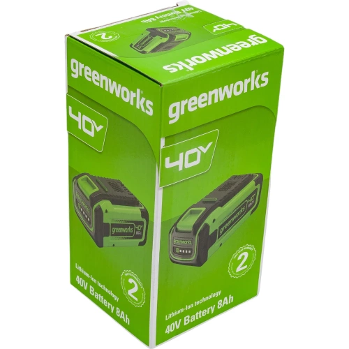 Аккумулятор 40V, 8 А*ч GreenWorks 2951607 Аккумулятор 40V, 8 А*ч GreenWorks 2951607