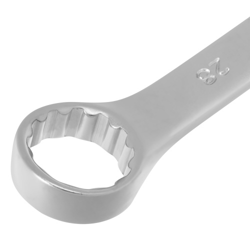 Ключ комбинированный, 28 мм, CrV, матовый хром Stels фото 4