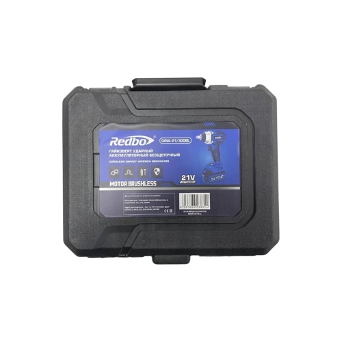 Гайковерт ударный аккумуляторный бесщеточный Redbo OAW-21/300BL 28310 фото 4 Гайковерт ударный аккумуляторный бесщеточный Redbo OAW-21/300BL 28310 фото 4