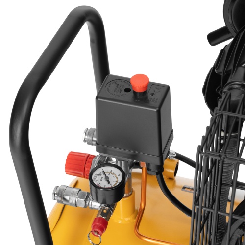 Компрессор воздушный BCV2200/100, ременный привод, 2.2 кВт, 100 литров, 370 л/мин Denzel фото 34