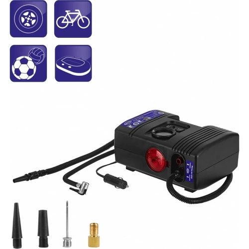 Компрессор Alca Automatik 7 in 1 с фонарем, 12 В, 12 А, 9 л/мин, 125 Вт 213000 фото 5 Компрессор Alca Automatik 7 in 1 с фонарем, 12 В, 12 А, 9 л/мин, 125 Вт 213000 фото 5