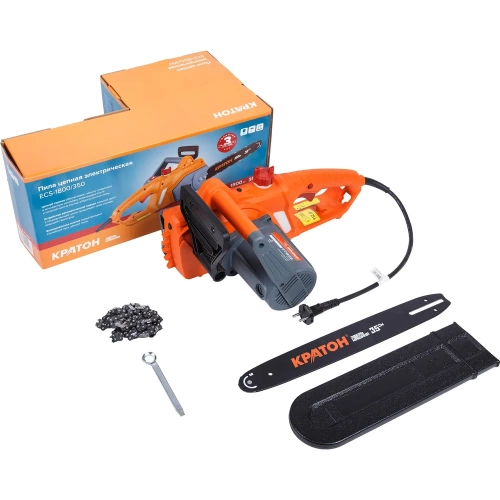 Электрическая цепная пила Кратон Зверь машина ECS-1800/350 3 14 01 007 фото 4 Электрическая цепная пила Кратон Зверь машина ECS-1800/350 3 14 01 007 фото 4