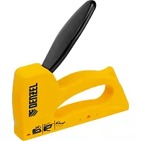 Степлер пластиковый Denzel скобы в комплекте, тип 53, 6-10 мм 40221