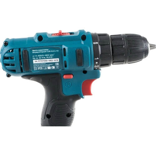 Аккумуляторная дрель-шуруповерт Кратон CDB-14,4-Li-1,5 3 11 01 059 фото 3