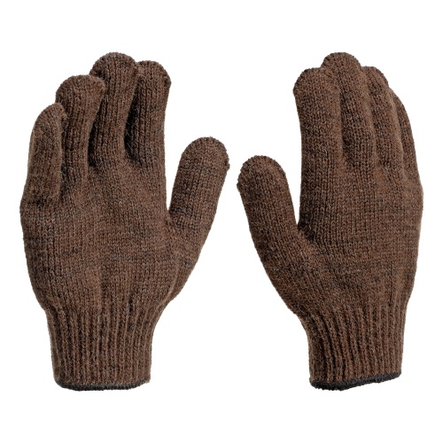 Перчатки трикотажные, верблюжья и овечья шерсть Сибртех