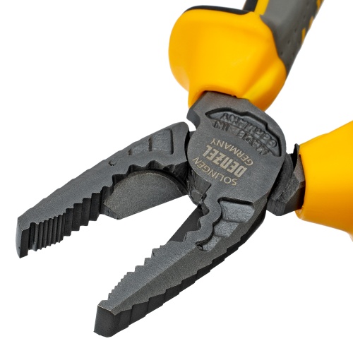 Плоскогубцы комбинированные 165 мм, трехкомпонентные рукоятки Denzel фото 4