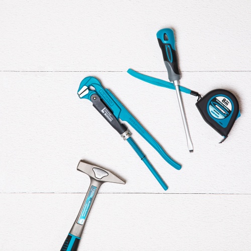 Ключ трубный рычажный 3/4, №0, цельнокованый, CrV, тип "L" Gross фото 6