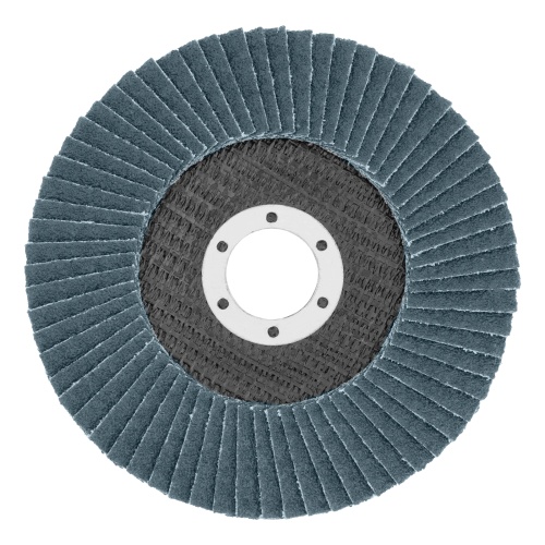 Круг лепестковый торцевой КЛТ-1, ZK10X W (цирконий) зернистость 40Н(Р 40) 125 х 22.2 мм, "БАЗ" фото 2