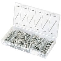 Набор шплинтов Сибртех S головки с фиксацией 555 предметов 47604