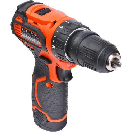 Аккумуляторная дрель-шуруповерт Patriot BR 369Li, две АКБ Li-Ion, 12В, 2,0 Ач, 35Нм, 180201369 фото 5