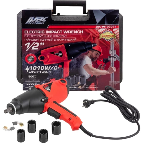 Гайковерт ударный электрический JBC 1/2, 1010W -WT03071(62820) JBC-WT03071(62820)