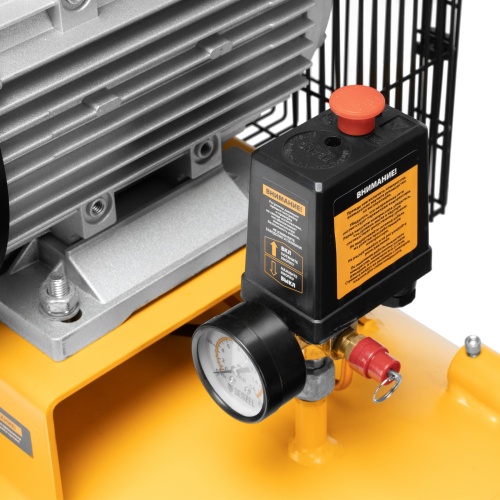 Компрессор воздушный рем. привод BCV 5500-T/270, 5,5 кВт, 270 литров, 850 л/мин Denzel фото 8