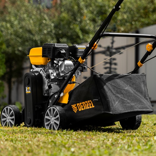 Скарификатор-аэратор бензиновый SAG-400, 212 см3, -15/+10 мм, 40 см Denzel фото 31