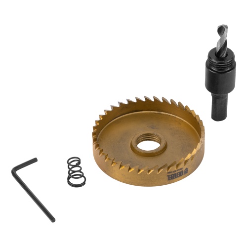 Коронка по металлу HSS, 65 мм, нитридтитановое покрытие Denzel фото 2