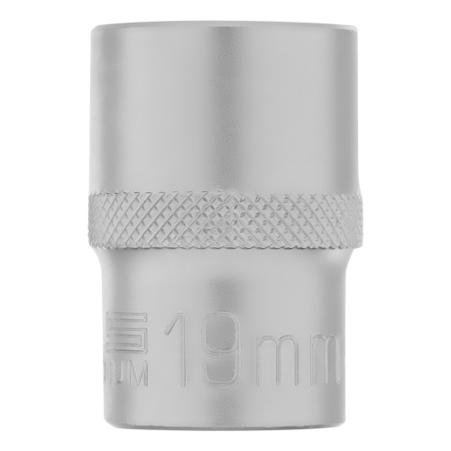 Головка торцевая, 19 мм, шестигранная, CrV, под квадрат 1/2 Stels фото 3