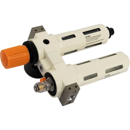 Блок подготовки воздуха WIEDERKRAFT 1/4, 16 бар с влагоотделителем 5 мк, лубрикатором и регулятором давления WDK-70120FA фото 6