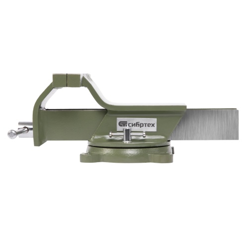 Тиски слесарные, 150 мм, стальные, поворотные Сибртех фото 3