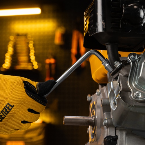 Вороток Г-образный, 150*40 мм, квадрат 1/4", CrV, матовый хром Denzel фото 9 Вороток Г-образный, 150*40 мм, квадрат 1/4", CrV, матовый хром Denzel фото 9