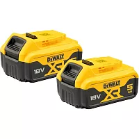 Аккумулятор Dewalt DCB184P2, Li-Ion, 18 В, 5 Ач, 2 шт. DCB184P2-XJ