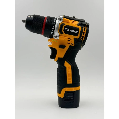 Бесщеточная аккумуляторная дрель-шуруповерт BlackWeld JZ10-2Y 18V 2.0Ah 150171 Бесщеточная аккумуляторная дрель-шуруповерт BlackWeld JZ10-2Y 18V 2.0Ah 150171