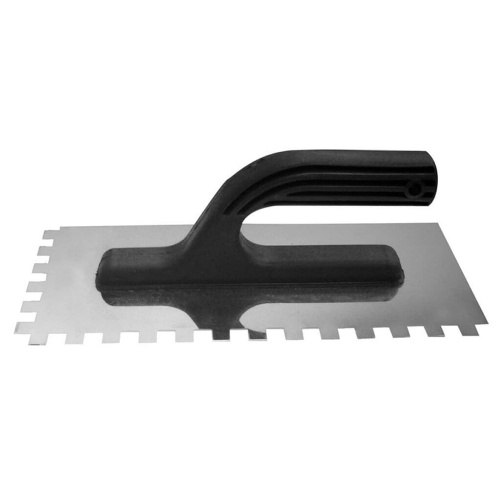 Гладилка зубчатая Biber 35312 270х130 мм зуб 4х4 мм