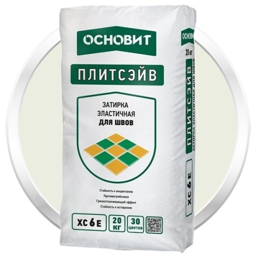 Затирка эластичная Основит Плитсэйв XC6 E Жасмин 013 20 кг