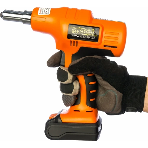 Аккумуляторный заклепочник MESSER W4560 c двумя аккумуляторами 05-32-003 фото 7