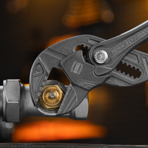 Клещи переставные, кнопочный механизм, обливные рукоятки, сантехнические, 250 мм Denzel фото 13 Клещи переставные, кнопочный механизм, обливные рукоятки, сантехнические, 250 мм Denzel фото 13