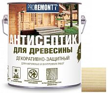 Антисептик для древесины Proremontt бесцветный 2,5 л