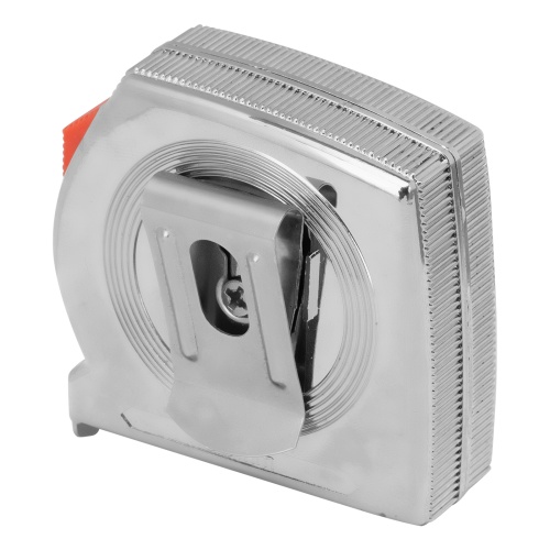 Рулетка Chrom, 2 м x 13 мм, хромированный корпус MTX фото 2