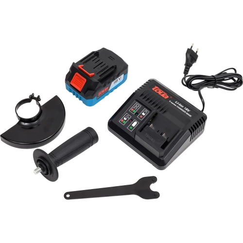 Аккумуляторная угловая шлифмашина TOUA DBLAG125 18v (1АКБ+ЗУ) DBLAG125-1 фото 8 Аккумуляторная угловая шлифмашина TOUA DBLAG125 18v (1АКБ+ЗУ) DBLAG125-1 фото 8