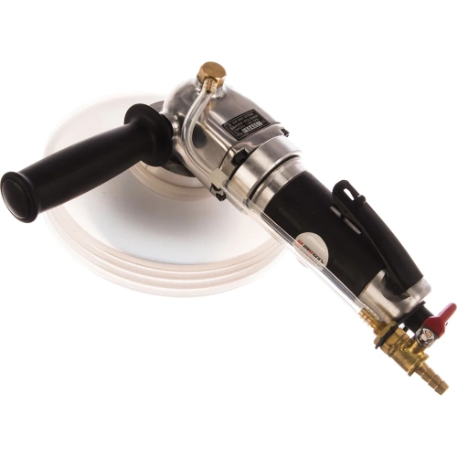 Угловая пневмошлифмашина с подачей воды Byemax BM-618W