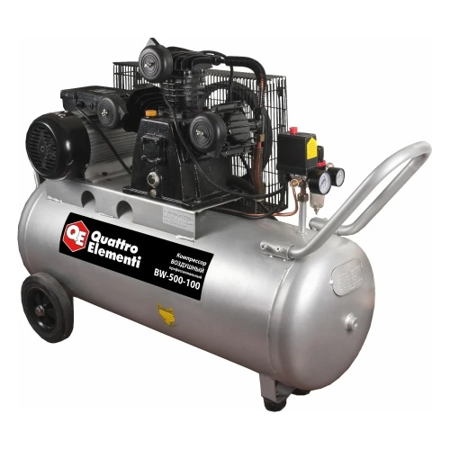 Масляный поршневой компрессор QUATTRO ELEMENTI BW-500-100 771-725 Масляный поршневой компрессор QUATTRO ELEMENTI BW-500-100 771-725