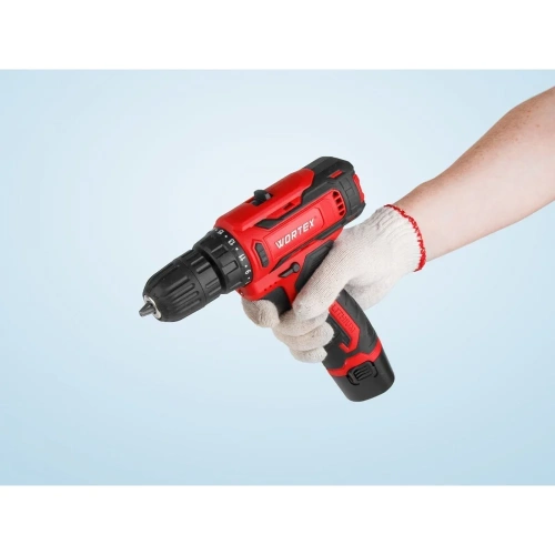 Аккумуляторная дрель-шуруповерт WORTEX BD 1220 Li в чемодане 12 В, 30 Нм, 2x1.5 А/ч, БЗП 10 мм 1329356 фото 10