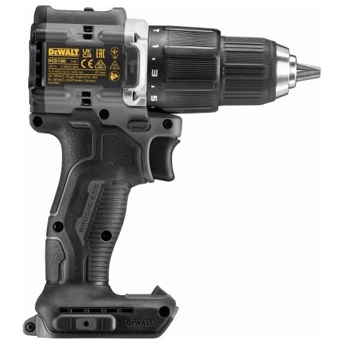 Ударная дрель-шуруповерт DEWALT DCD100D2T, 18В, 1650 об/мин, 28050 уд/мин, с 2 АКБ 2 Ач и ЗУ, в кейсе TSTAK DCD100D2T-QW фото 5