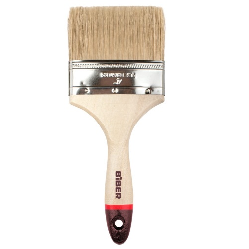 Кисть флейцевая Biber Суприм 31137 натуральная щетина 100 мм