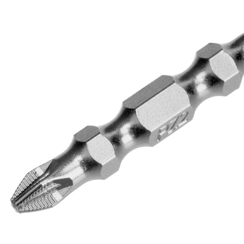 Набор бит двухстор., PH2-PH1х45мм, PZ2-PZ1х45мм, сталь S2, 2 шт. Gross фото 4