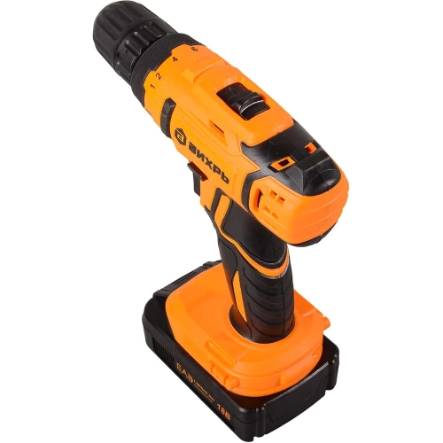 Аккумуляторная дрель-шуруповерт Вихрь ДА-18Л-2К 72/14/9 фото 8